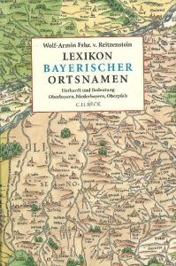 Titelseite des "Lexikon bayerischer Ortsnamen"